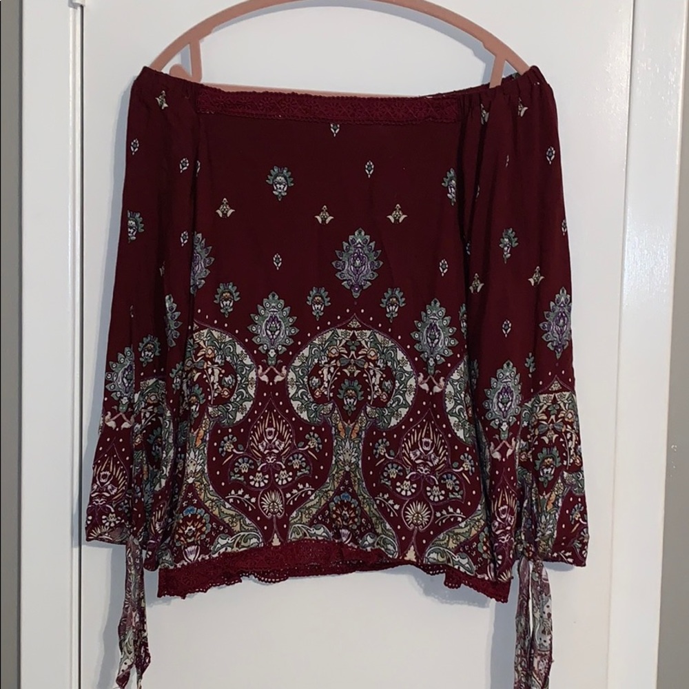 Off the shoulder top